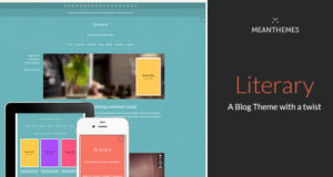 Literarisch: Ein WordPress Blog Vorlage mit einem Twist