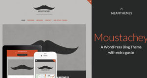 Moustachey: Ein Blog-Thema mit extra Gusto