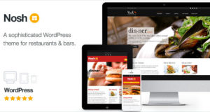 Nosh – Restaurant und Bar WordPress Template