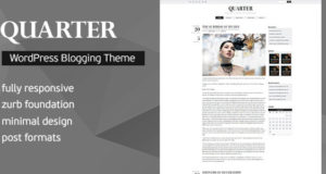 Quartal – Responsive WordPress Blogging Template