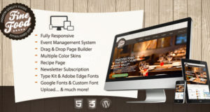 Feines Essen - Restaurant Responsive WordPress Layout