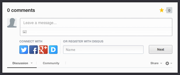 Disqus Integration