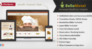 Bella Rezept – Restaurant & Rezept WordPress Vorlage