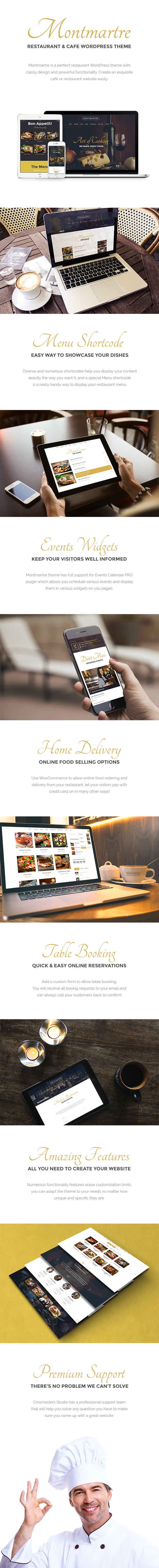 Restaurant WordPress Template