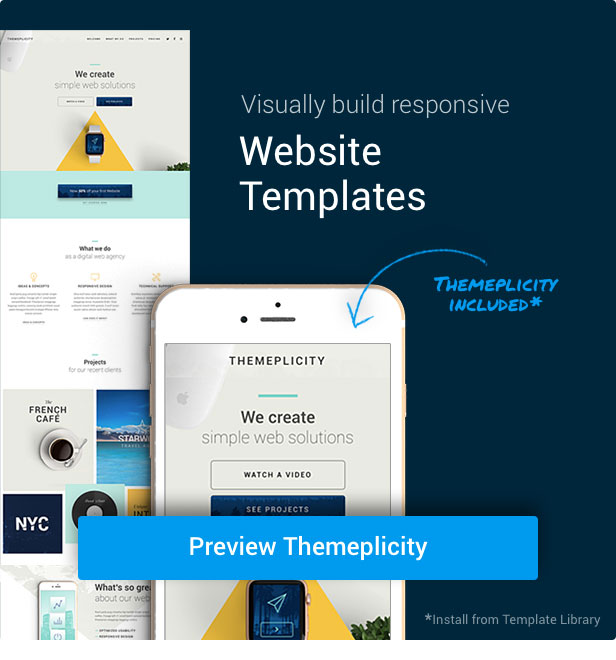 Slider Revolution Themeplicity-Vorlage
