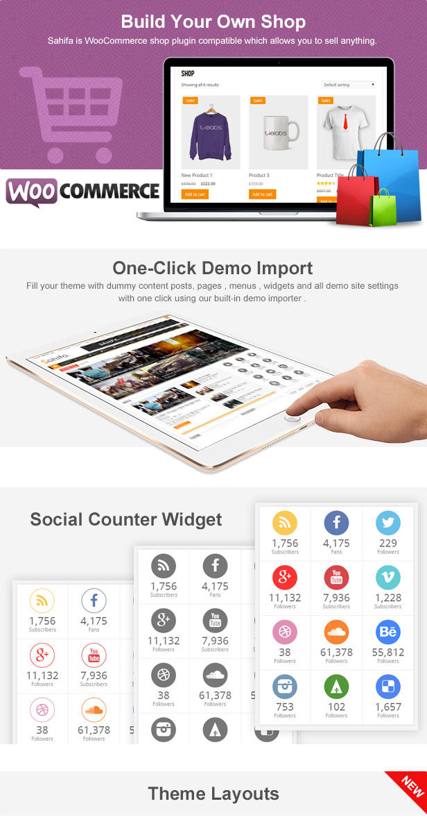Sahifa Magazine Nachrichten Zeitung WordPress Layout