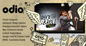 Odio – Musik WP Thema für Bands, Clubs und Musiker