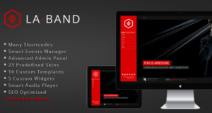 LA-BAND – Musikband Premium WordPress Template
