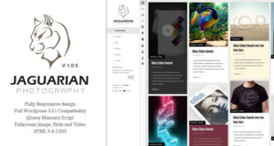 Jaguar – Responsive Portfolio WordPress Layout