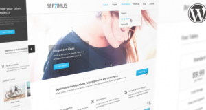 Responsive Portfolio WP Layout von Septimus