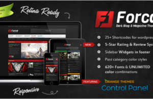 Forca – Responsive Nachrichten / Zeitschrift Layout