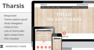 Tharsis – Responsives One Page Portfolio Layout