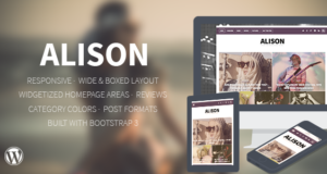 Alison – Responsives WordPress-Nachrichten-Layout
