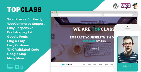 TopClass – Mehrzweck-Business- und Unternehmensthema