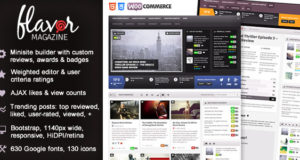 Flavour – Responsive / HD Magazin / Rezension AJAX Layout