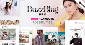 BuzzBlog – Massive Mehrzweck WordPress Blog Vorlage