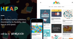 HEAP – Ein Snappy Responsive WordPress Blog Vorlage