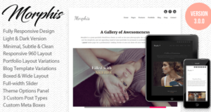 Morphis – Responsives WordPress Vorlage