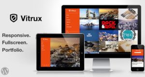 Vitrux – Responsive Vollbild Portfolio WP Vorlage