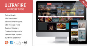 UltraFire – Retina Responsives WordPress Blog Template