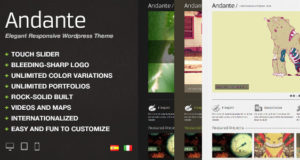 Andante WP – Elegantes responsives WordPress Template