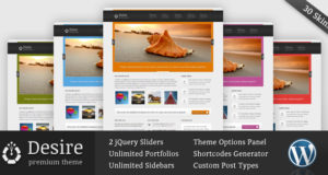 Wunsch – Blog und Portfolio WordPress Template