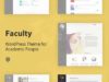 Fakultät - Responsive Academic WordPress Layout