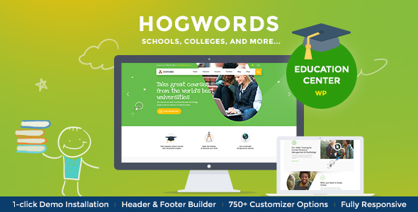 Hogwords | Bildungszentrum WordPress Layout
