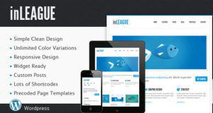 inLEAGUE Responsives Blog / Portfolio WordPress Vorlage