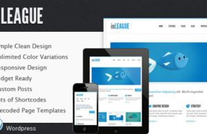 inLEAGUE Responsives Blog / Portfolio WordPress Vorlage