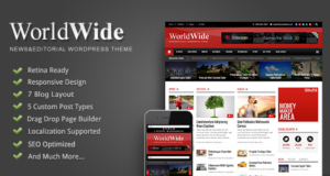 Weltweit – Responsive Magazine WP Layout
