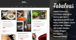 Fabulous – Responsive Mauerwerk Blog WordPress Layout