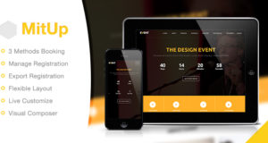 MitUp – Event & Konferenz WordPress Template