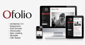 O'Folio – Responsives Portfolio von WordPress