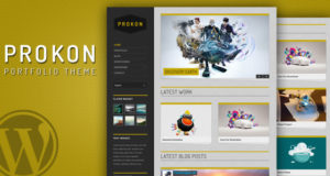 Prokon – sauber und einfach Portfolio und Blog Layout