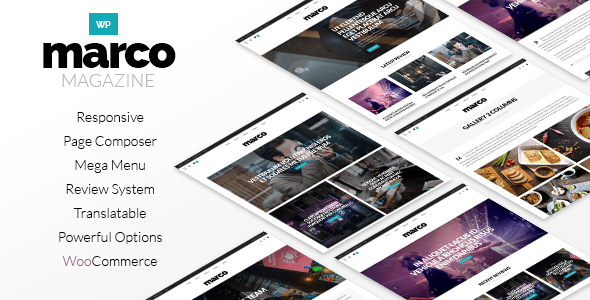 Marco | Responsive Magazin WordPress Template