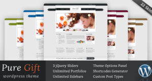 Reines Geschenk – Blog und Portfolio WordPress Vorlage