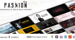 DIE LEIDENSCHAFT – Multipurpose Film Video & Musik WP Template