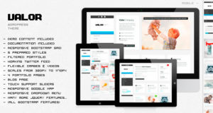 Valor responsive WordPress Vorlage