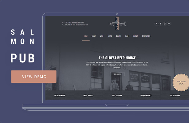 Lachs - Pub WordPress Layout