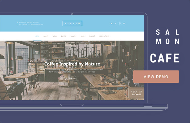 Lachs - Cafe WordPress Layout