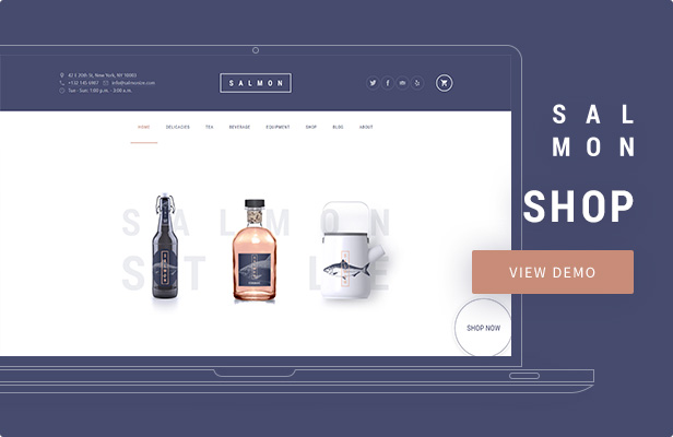 Lachs - Shop WordPress Layout