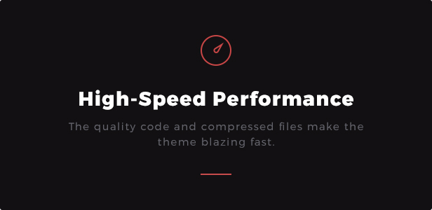 High-Speed ​​Performance: Der Qualitätscode und die komprimierten Dateien lassen das Thema rasend schnell erscheinen.