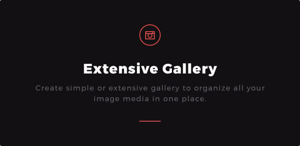 Umfangreiche Galerie: Erstellen Sie eine einfache oder umfangreiche Galerie, um alle Ihre Bildmedien an einem Ort zu organisieren.