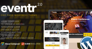 Eventr – Ein Seitenereignis WordPress Vorlage