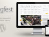 Blogfest WordPress Magazin Nachrichten und Blog Template