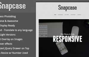 Snapcase – Responsive WordPress Fotoblog Layout