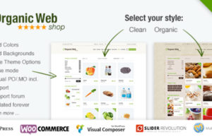 Organic Web Shop – Ein Bio und Responsive WooCommerce Food, Farn und Eco Template