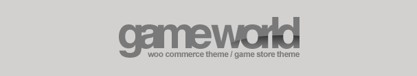 Wordpress GameWorld - Responsives WooCommerce Template