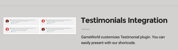 Testimonials - Eigenschaften